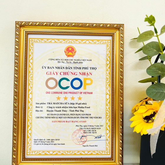 Trà matcha sữa Maika Food