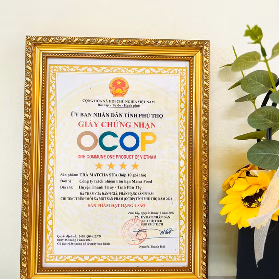 Trà matcha sữa Maika Food