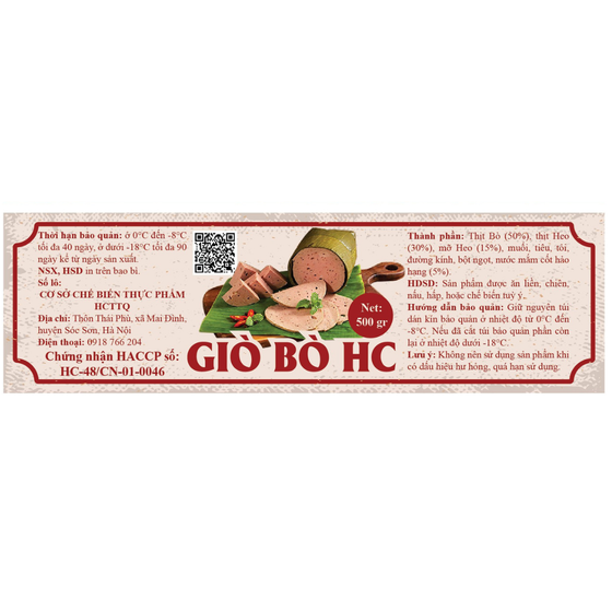 Giò bò HC