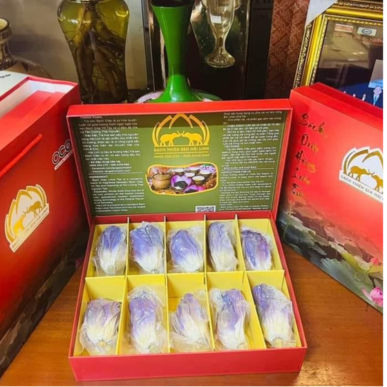 Bách diệp hồng liên trà
