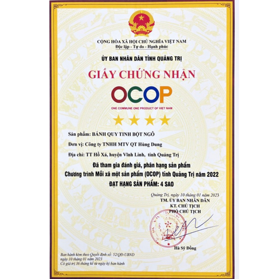 Bánh quy tinh bột ngô