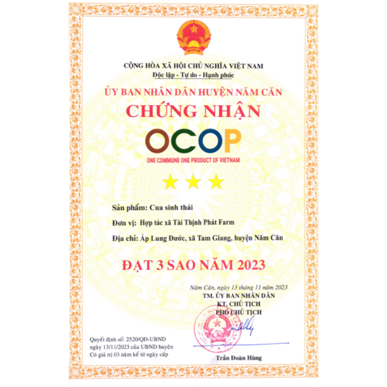 Cua biển sinh thái 