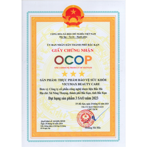 Thực phẩm bảo vệ sức khỏe Vicumax Beauty Care