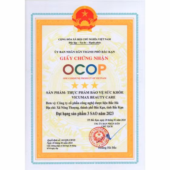 Thực phẩm bảo vệ sức khỏe Vicumax Beauty Care