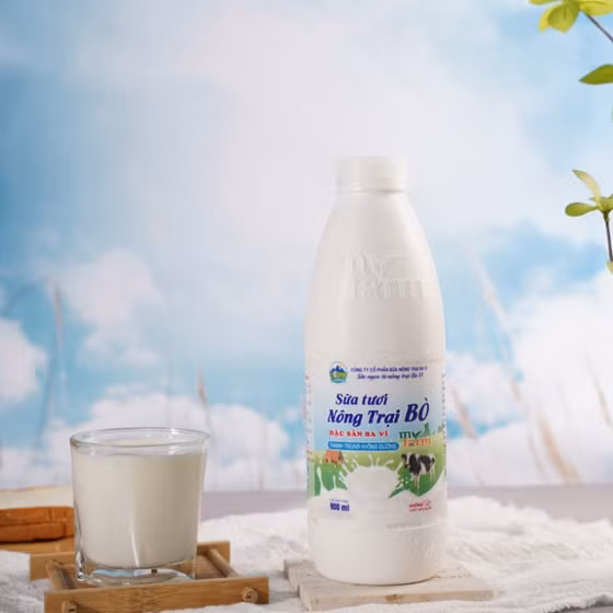  Sữa tươi nông trại bò thanh trùng Myfarm