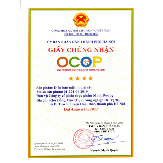 Điền Bảo miến khoai tây