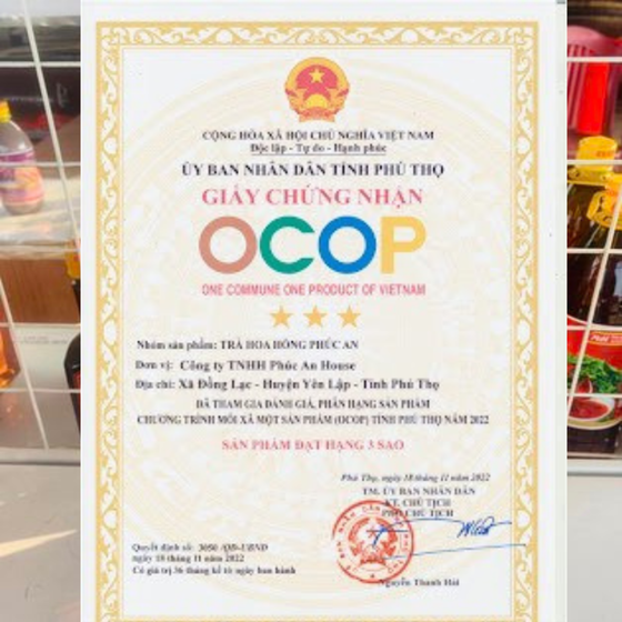 Trà hoa hồng Phúc An