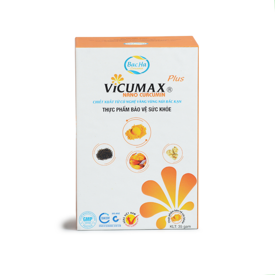 Thực phẩm bảo vệ sức khỏe Vicumax Plus Nano Curcumin