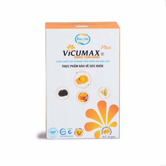 Thực phẩm bảo vệ sức khỏe Vicumax Plus Nano Curcumin