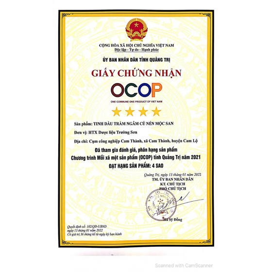 Tinh dầu tràm củ nén Mộc San