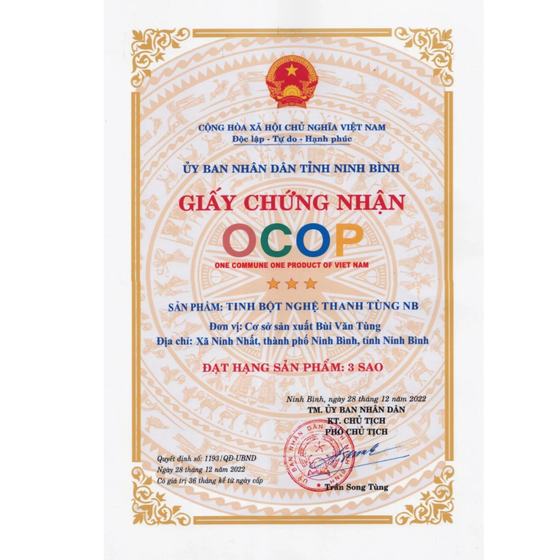 Tinh bột nghệ Thanh Tùng NB