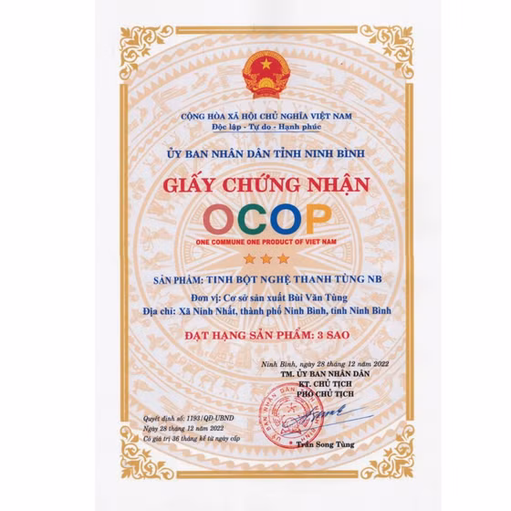 Tinh bột nghệ Thanh Tùng NB