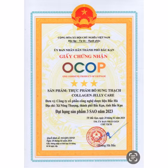 Thực phẩm bổ sung Thạch Collagen Jelly Care