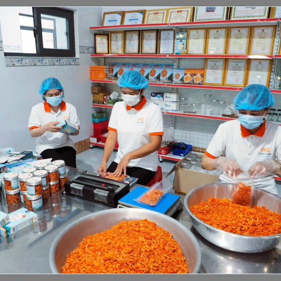 Tôm khô Ngọc Giàu