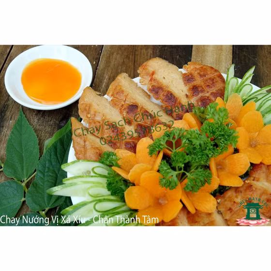 Chay nướng vị xá xíu