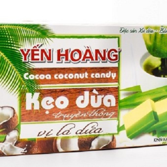 Kẹo dừa vị lá dứa Yến Hoàng
