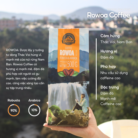  Cà-phê rang xay Dehavi Rowoa