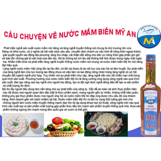 Nước mắm biển Mỹ An 