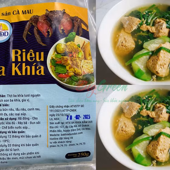 Riêu ba khía