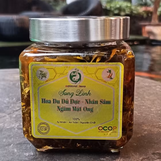 Hoa đu đủ ngâm mật ong Song Linh