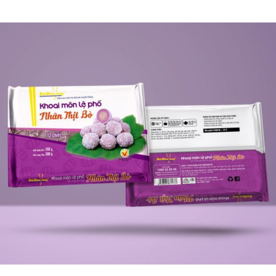 Khoai môn Lệ phố nhân thịt bò