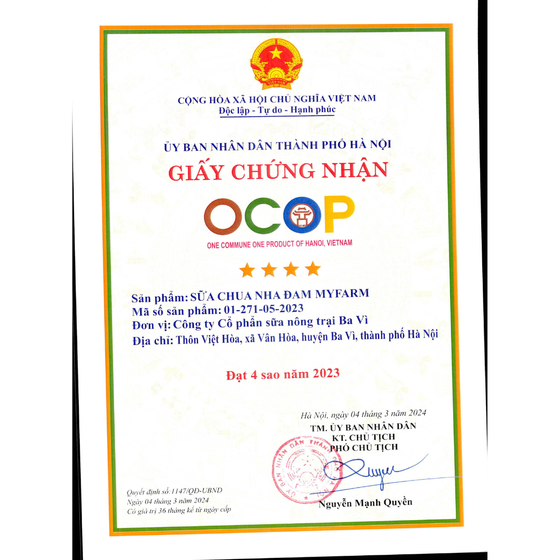 Sữa chua nha đam Myfarm
