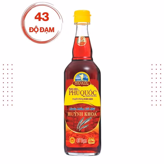Nước mắm cốt Huỳnh Khoa 43 độ đạm