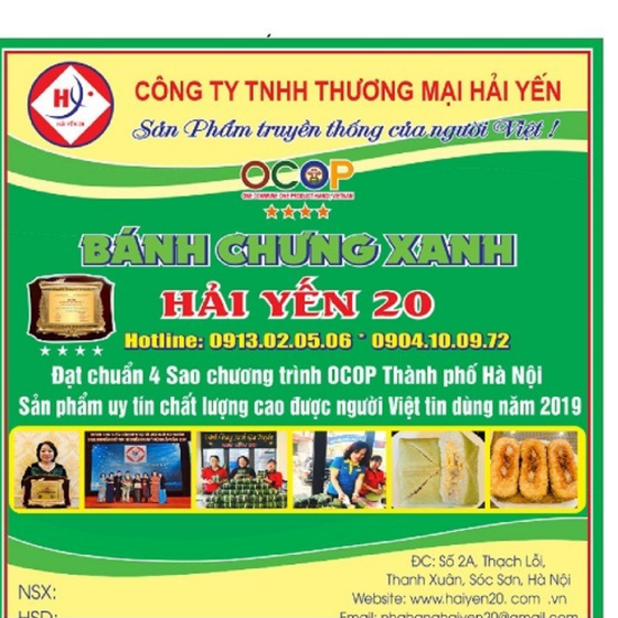 Bánh chưng xanh Hải Yến 20
