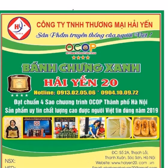 Bánh chưng xanh Hải Yến 20