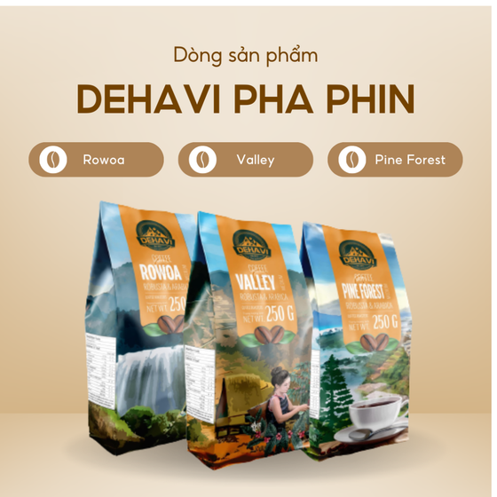  Cà-phê rang xay Dehavi Rowoa