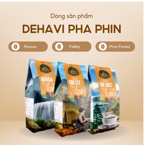  Cà-phê rang xay Dehavi Rowoa