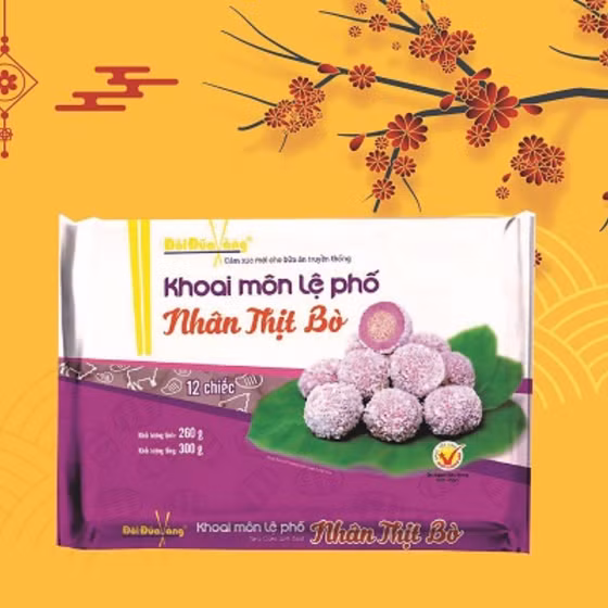 Khoai môn Lệ phố nhân thịt bò