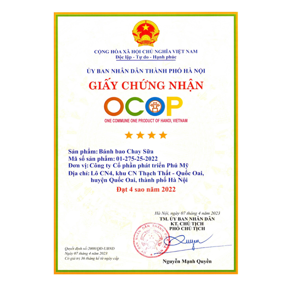 Bánh bao chay sữa Phú Mỹ