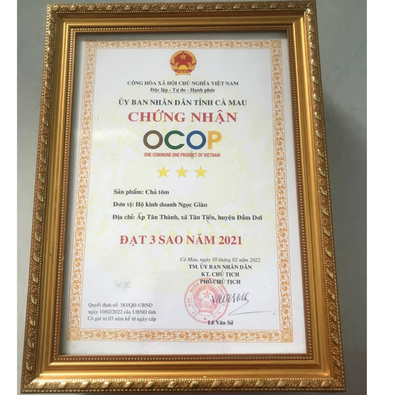 Chả tôm Ngọc Giàu