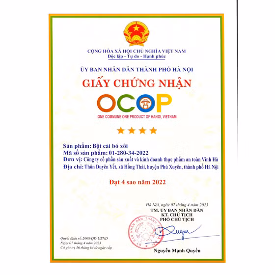 Bột cải bó xôi