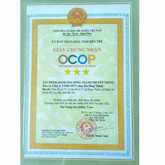  Bánh ống Đông Thành truyền thống 