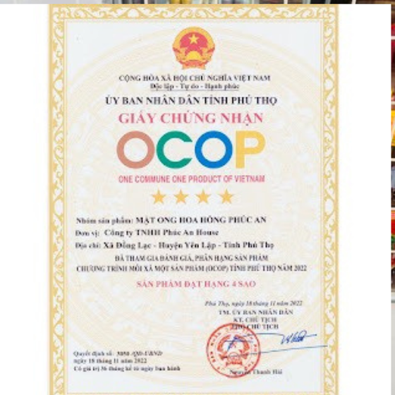 Mật ong hoa hồng Phúc An