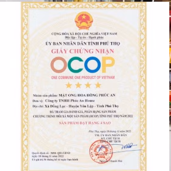 Mật ong hoa hồng Phúc An