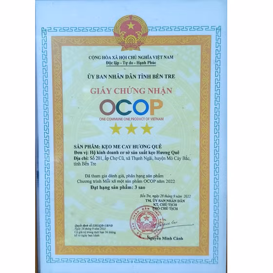 Kẹo me cay Hương Quê