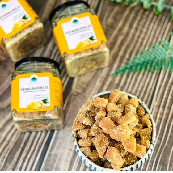 Viên gừng ngậm