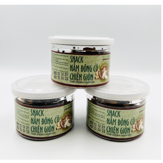 Snack nấm đông cô chiên giòn