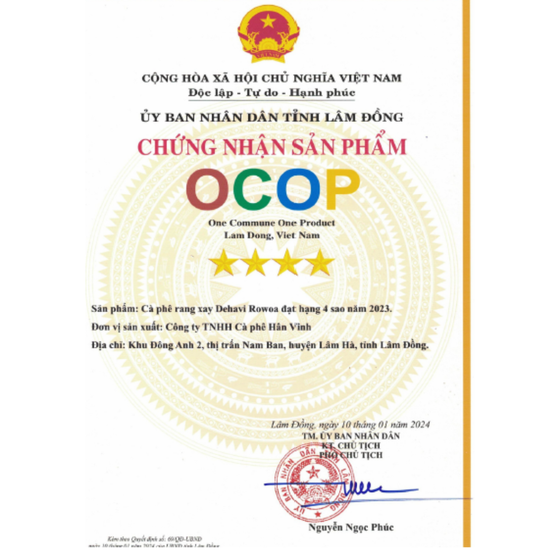  Cà-phê rang xay Dehavi Rowoa
