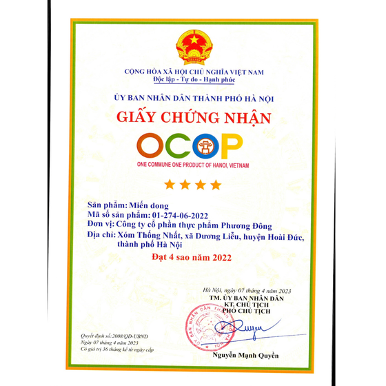 Miến dong Phương Đông