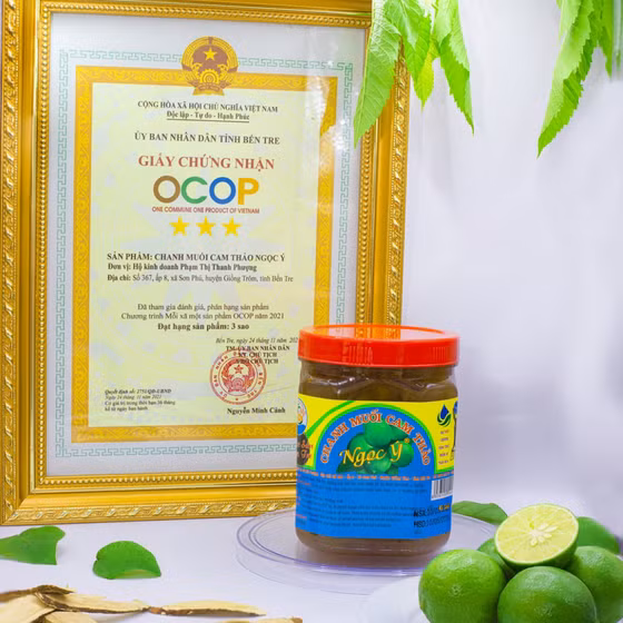 Chanh muối cam thảo Ngọc Ý
