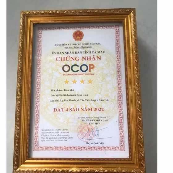 Tôm khô Ngọc Giàu