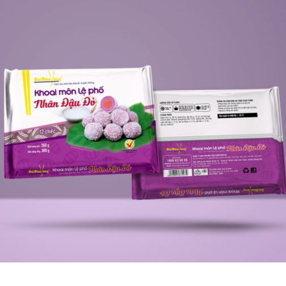 Khoai môn Lệ phố nhân đậu đỏ