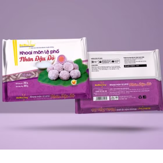 Khoai môn Lệ phố nhân đậu đỏ