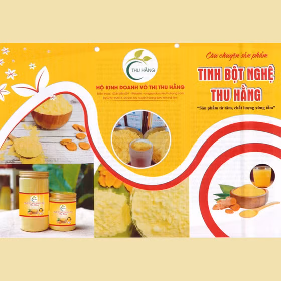 Tinh bột nghệ nguyên chất Thu Hằng