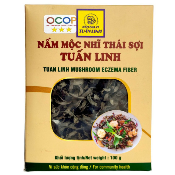 Nấm mộc nhĩ thái sợi Tuấn Linh (100g)