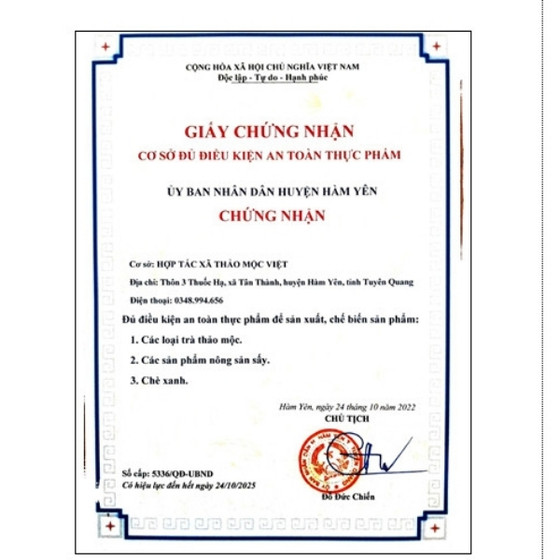 Trà cam Thảo Mộc